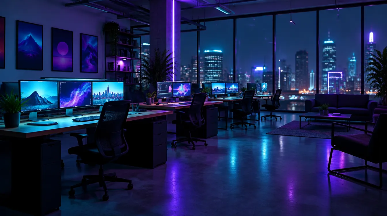 Creative agency workspace